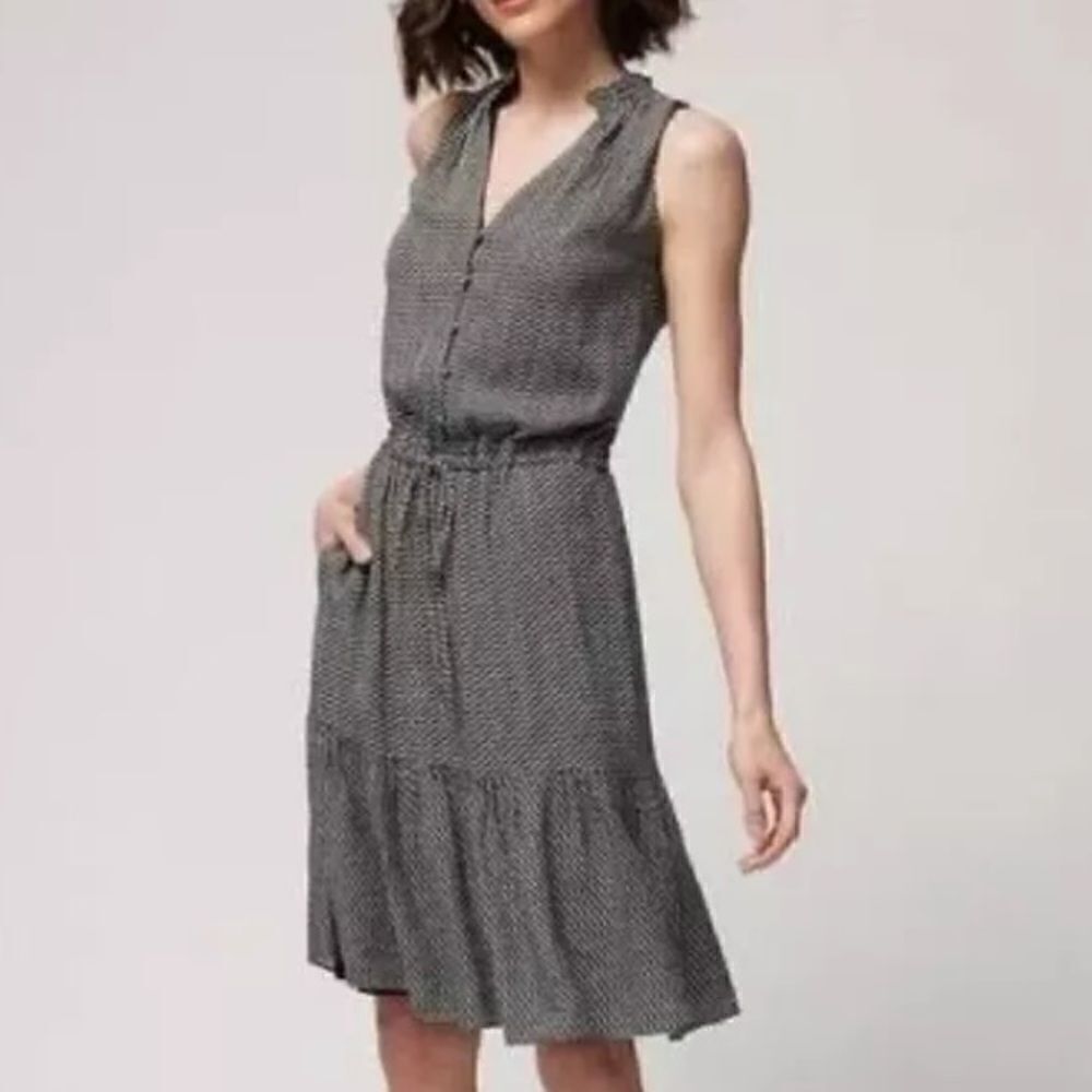 White House Black Market Soft Mini Dress Sundrop Black M